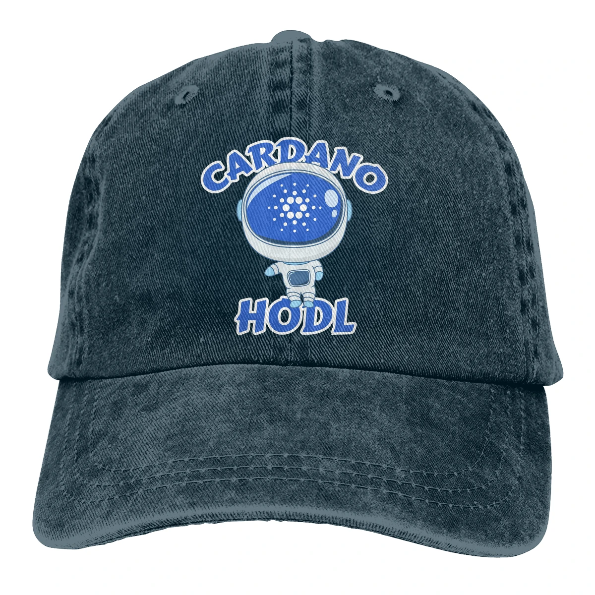 Suur Juht Moon Man Baseball Cap Mehed Cardano Mündi ADA Cryptocurrency Mütsid värvi Naiste Suvel Snapback Mütsid 4