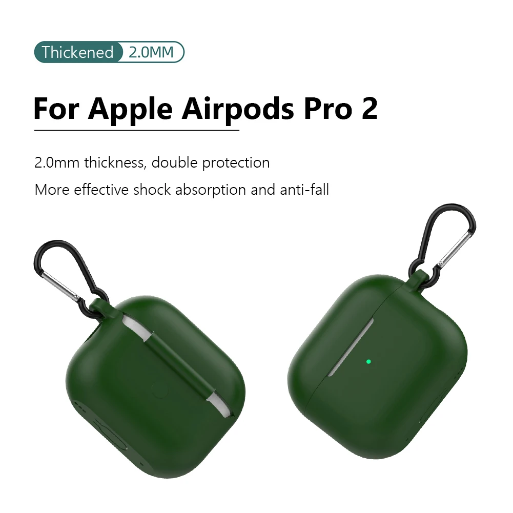 Silikoon Kõrvaklapid Juhtudel Kate Apple Airpods Pro 2 kaitsemeetmed Juhtmeta Bluetooth-Kõrvaklapp Kaas Airpods Pro 2 Lukk 5