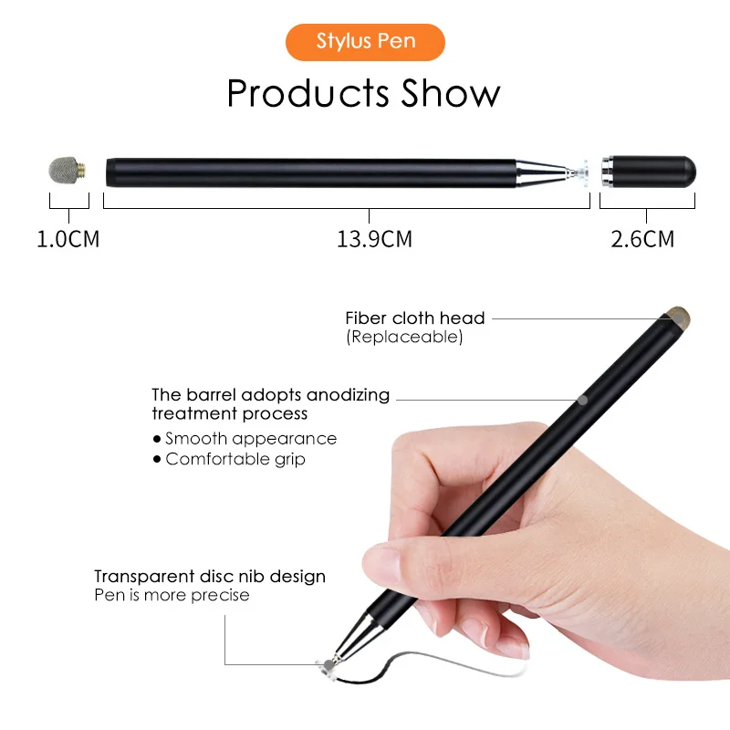 Universaalne Mahtuvuslik Pliiatsiga Ekraani Pen Smart Pen for IOS/Android Süsteemi Apple iPad Smart Telefon Pliiats Pliiats Pliiats Tarvikud 2