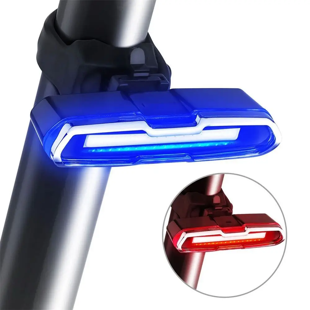 1TK Bike Saba Kerge, Ultra Bright Bike Kerge USB Laetav LED Jalgratta Tagumine Tuli 5 Režiimid Jalgratta Tagumine Tuli 2