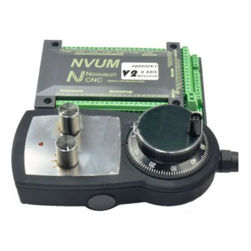6-Telje NVEM 200KHZ CNC Kontroller Ethernet Mach3 Resolutsiooni Kontrolli Kaart 6-Telje Käsiratas MPG Ripats Käsitsi Pulse Generator 0