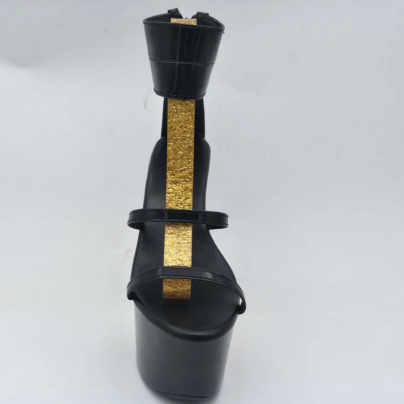 LAIJIANJINXIA Uus Klassika Must 17 CM kõrge kontsaga Sandaalid professionaalne joker daam kingad, 7 cm, Platvorm Tantsu Kingad G-069 1