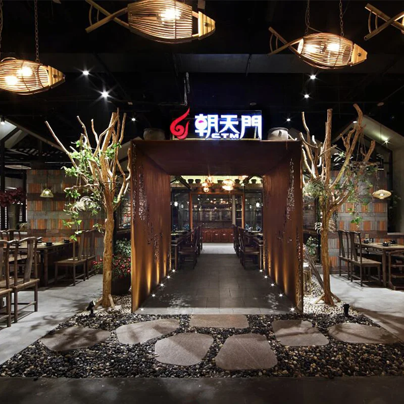 Hiina bambusest kala kujuline lühter loominguline Jaapani Restoran hotpot-pood puidust, bambusest lühter dekoratiivlampides 2