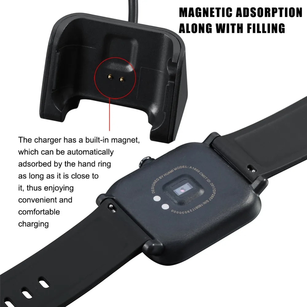 Laadimine USB Kaabel, Hoidik, Dock, Laadija Xiaomi Huami Amazfit Piiripunkti/piiripunkti lite Smart Watch Noored Edition A1608/A1915 Smartband 4