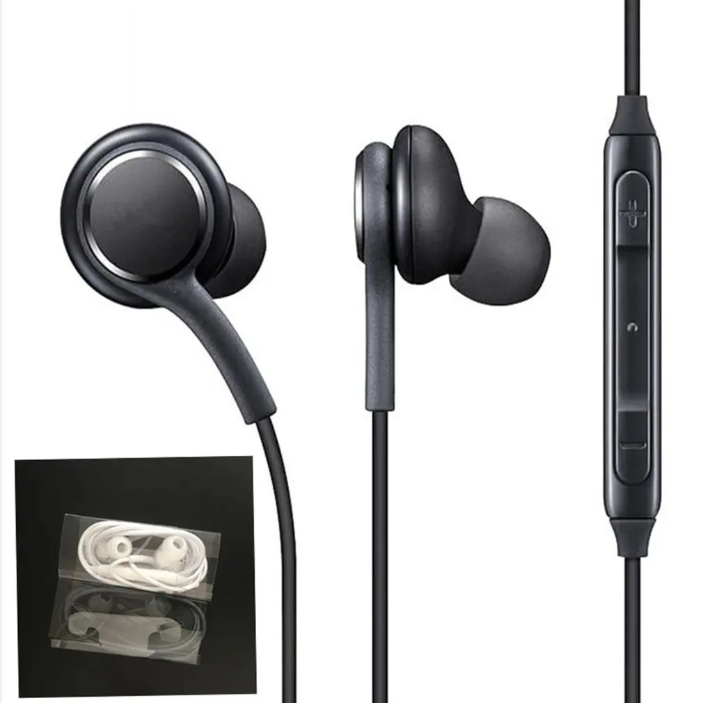 Stereo Sport In-ear Kõrvaklapid koos Mikrofoni 3,5 mm Kontrolli Kasti Juhtmega Peakomplekt Samsung Galaxy S8 S8plus Tasakaalustatud Armatuuri ONLENY 2