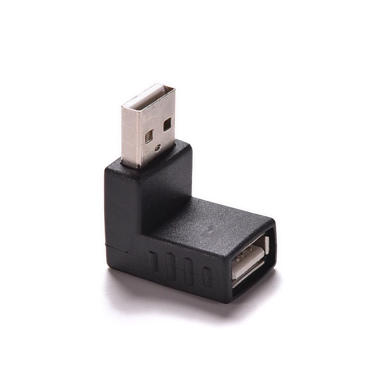 USB 2.0 Meeste ja Naiste Parem Nurk 90 Kraadi-Plug Adapter Laiendamine Sugu 5