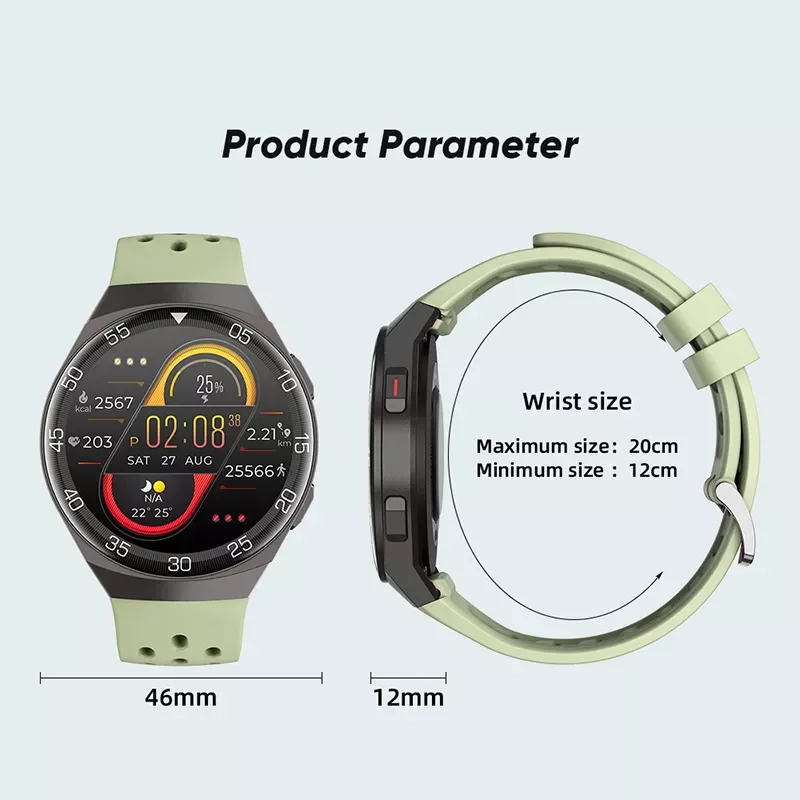 2021 Uus HUAWEI Smart Watch Meeste Veekindel Sport Fitness Tracker Ilm Ekraan Naiste Värviline Puutetundlik Smartwatch 5