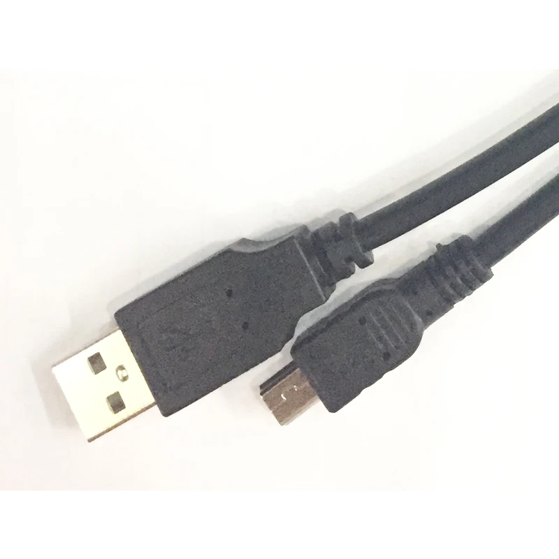 USB to miniUSB kaabel USB V3 5pin andmete ja toite kaabli puhas kaabel T kuju must pvc jope 1