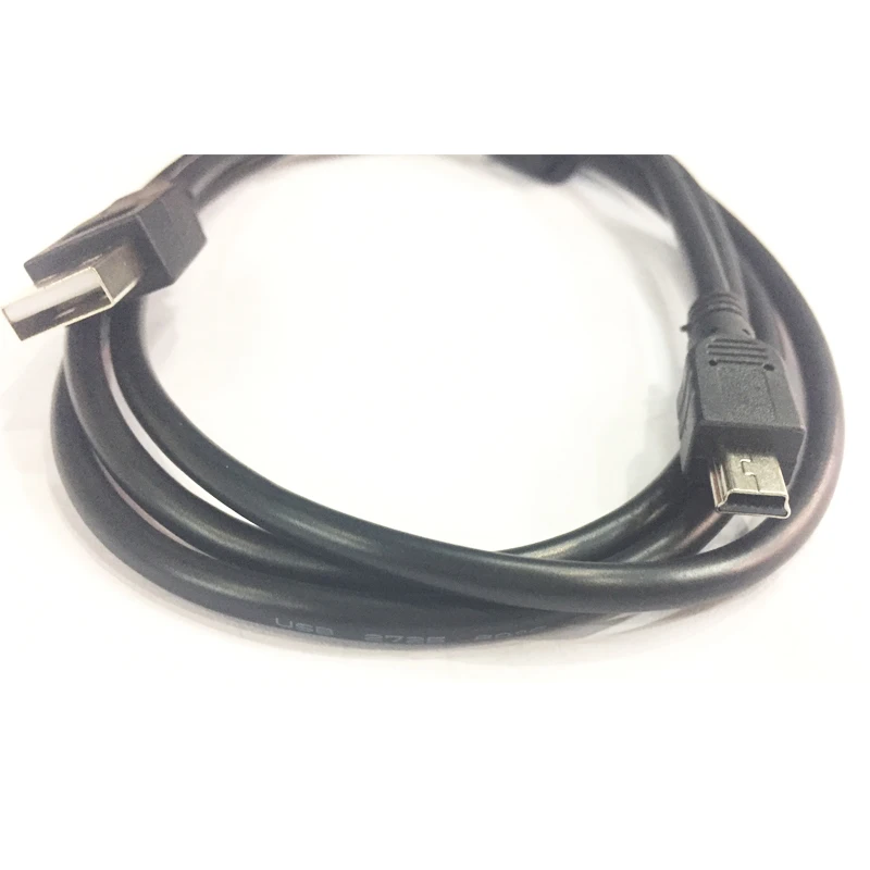 USB to miniUSB kaabel USB V3 5pin andmete ja toite kaabli puhas kaabel T kuju must pvc jope 3