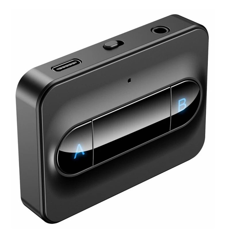 Bluetooth-5.0 Audio-Saatja-Vastuvõtja Traadita Adapter, 2 Paari Kõrvaklappe 3.5 3.5 mm AUX RCA Madal Latentsus Stereo TV PC Auto 5