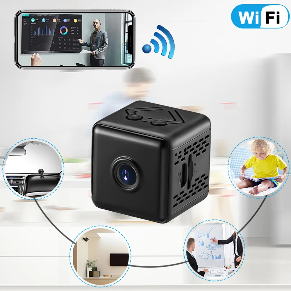 Home Security Kaitse Kaamera Öise Nägemise WiFi Võrgu Valve Kaamera Liikumise Tuvastuse Alarm Kodus Ruumi Auto 1