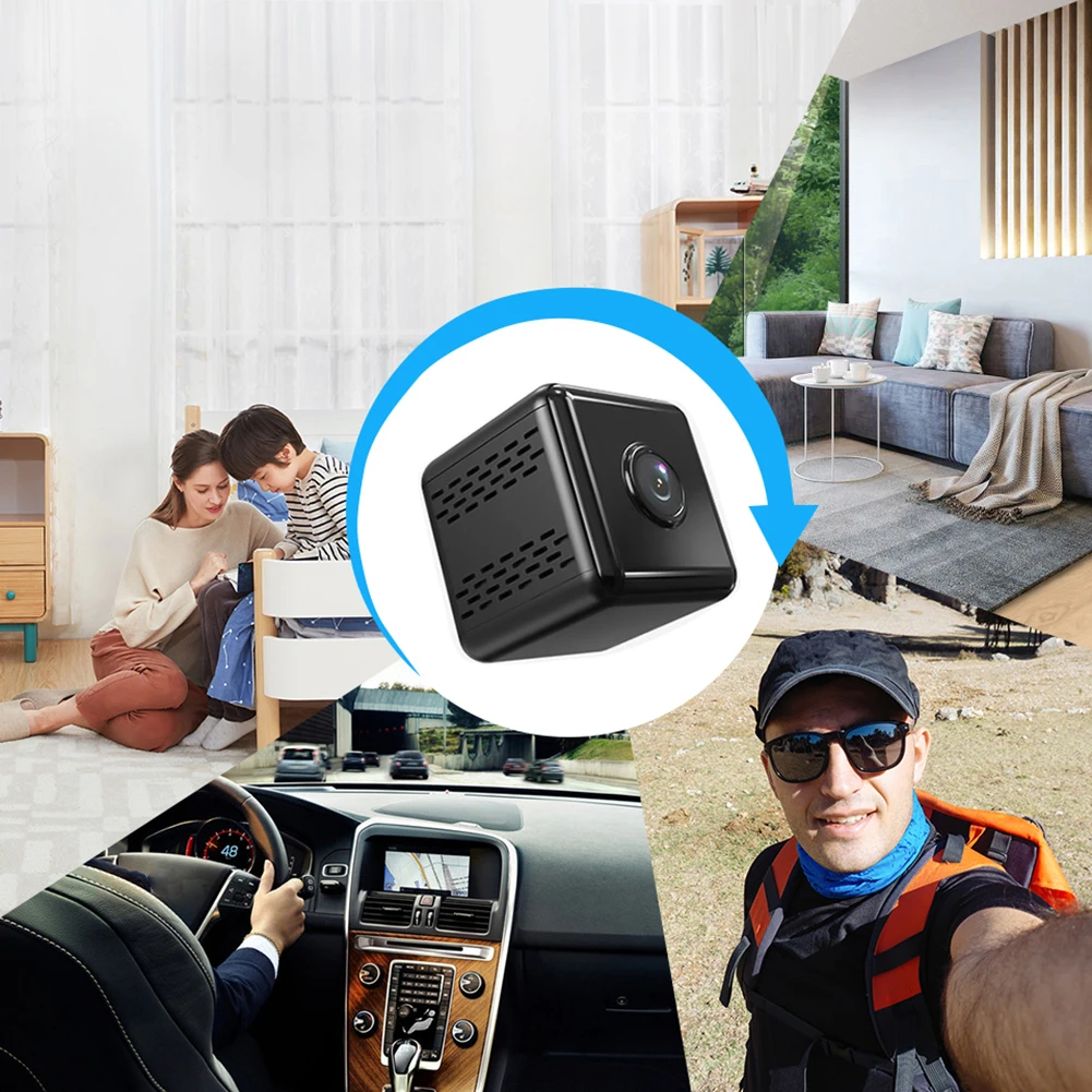 Home Security Kaitse Kaamera Öise Nägemise WiFi Võrgu Valve Kaamera Liikumise Tuvastuse Alarm Kodus Ruumi Auto 2