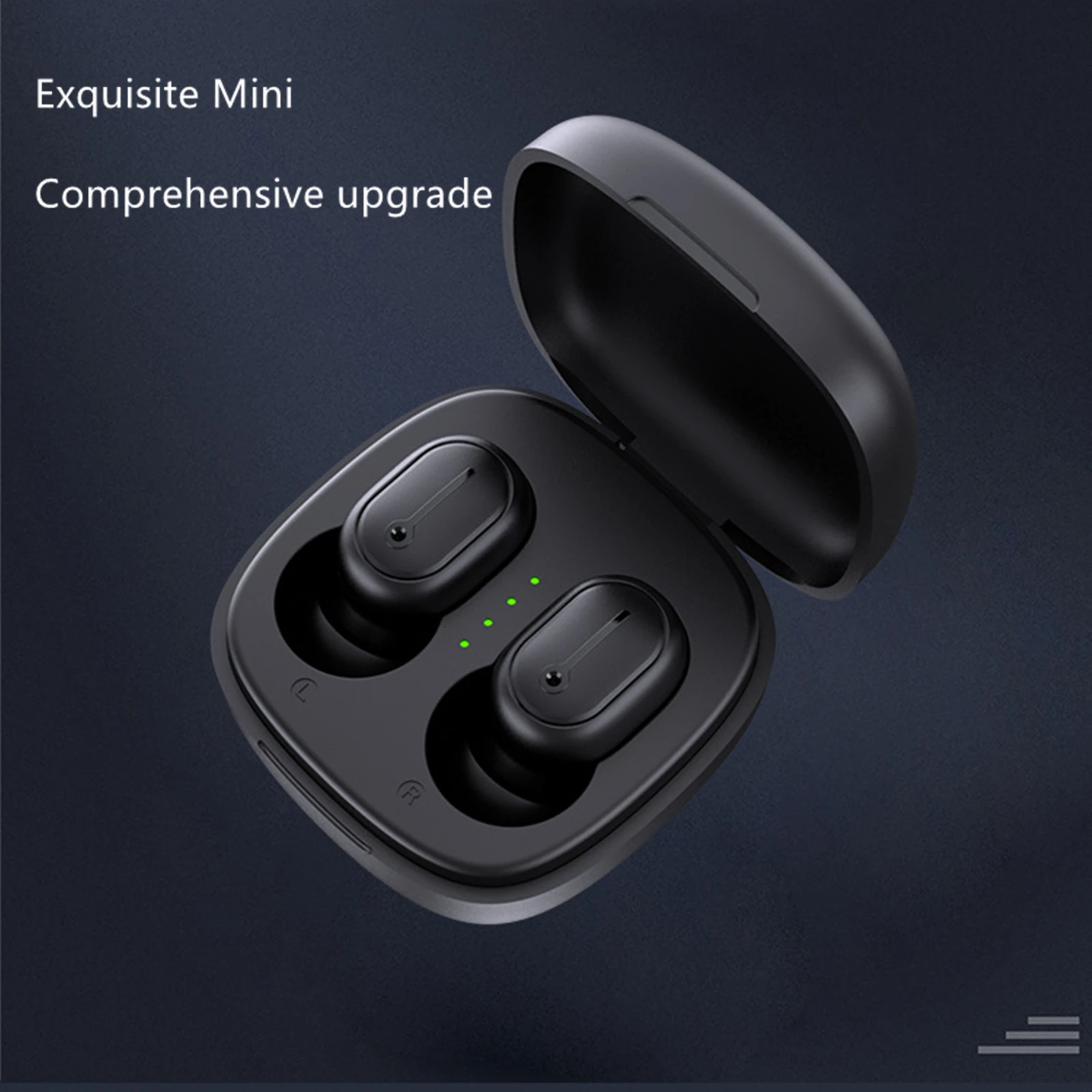 Mini Double Kõrva Lindi Lud Traadita Kõrvaklapid Müra Tühistamises 5.0 Bluetooth Kõrvaklappide Handsfree Stereo Peakomplekt Täiesti Uued Koos Mic 1