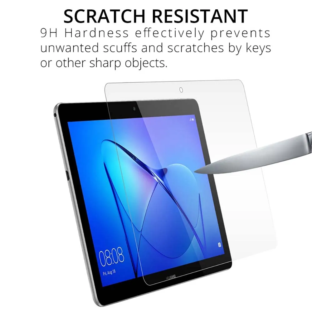 2TK 9H Tablett Karastatud Klaasist Ekraan Kaitsja jaoks Huawei MediaPad M6 8.4 tolline kaitsekile Anti-Scratch Kate 3
