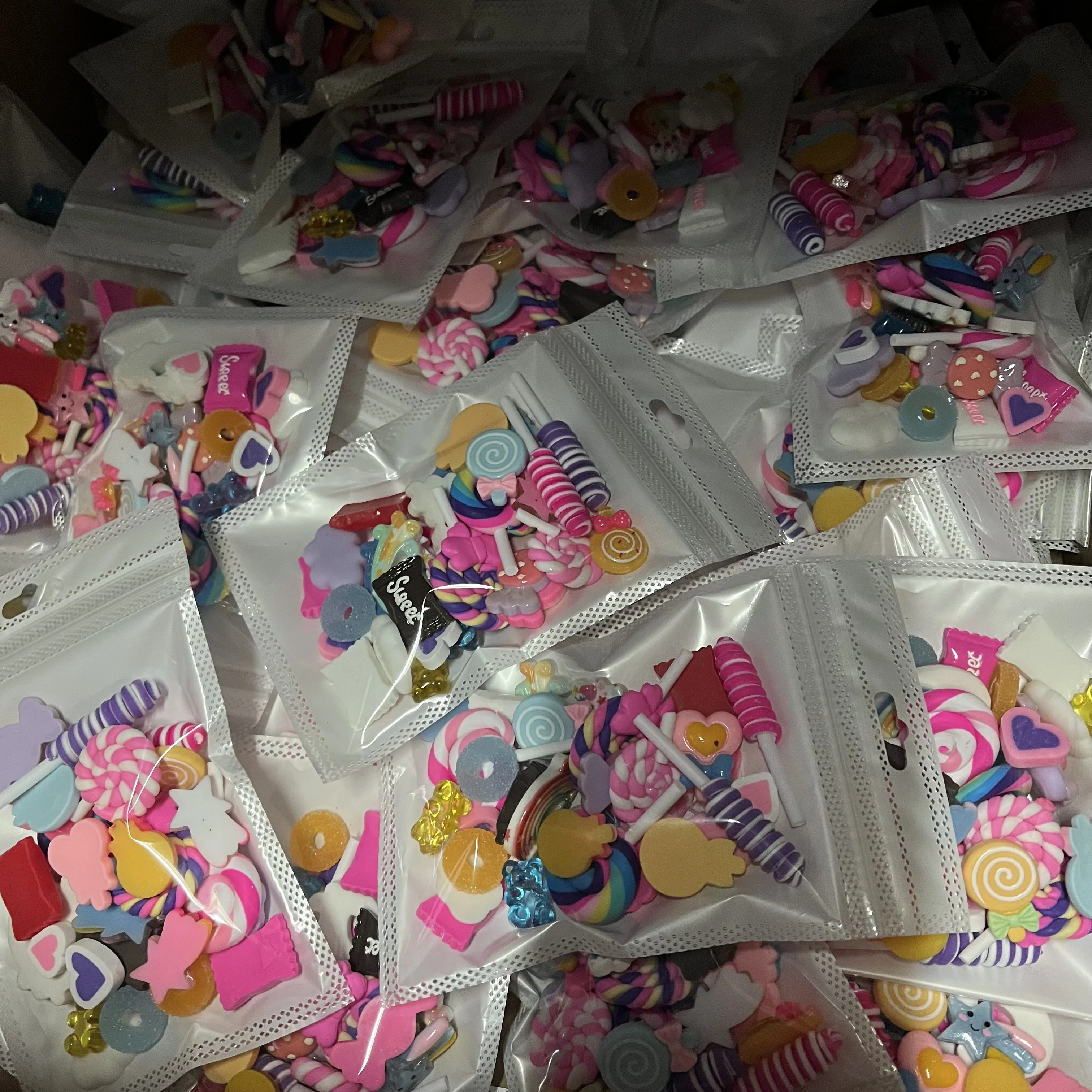 30pcs 3D Võlusid Kawaii Cartoon Candy Küünte Kive Kalliskivid Glitter Akrüül Küünte Art Ehted, Maniküür Küünte Kaunistamise Tarvikud 0