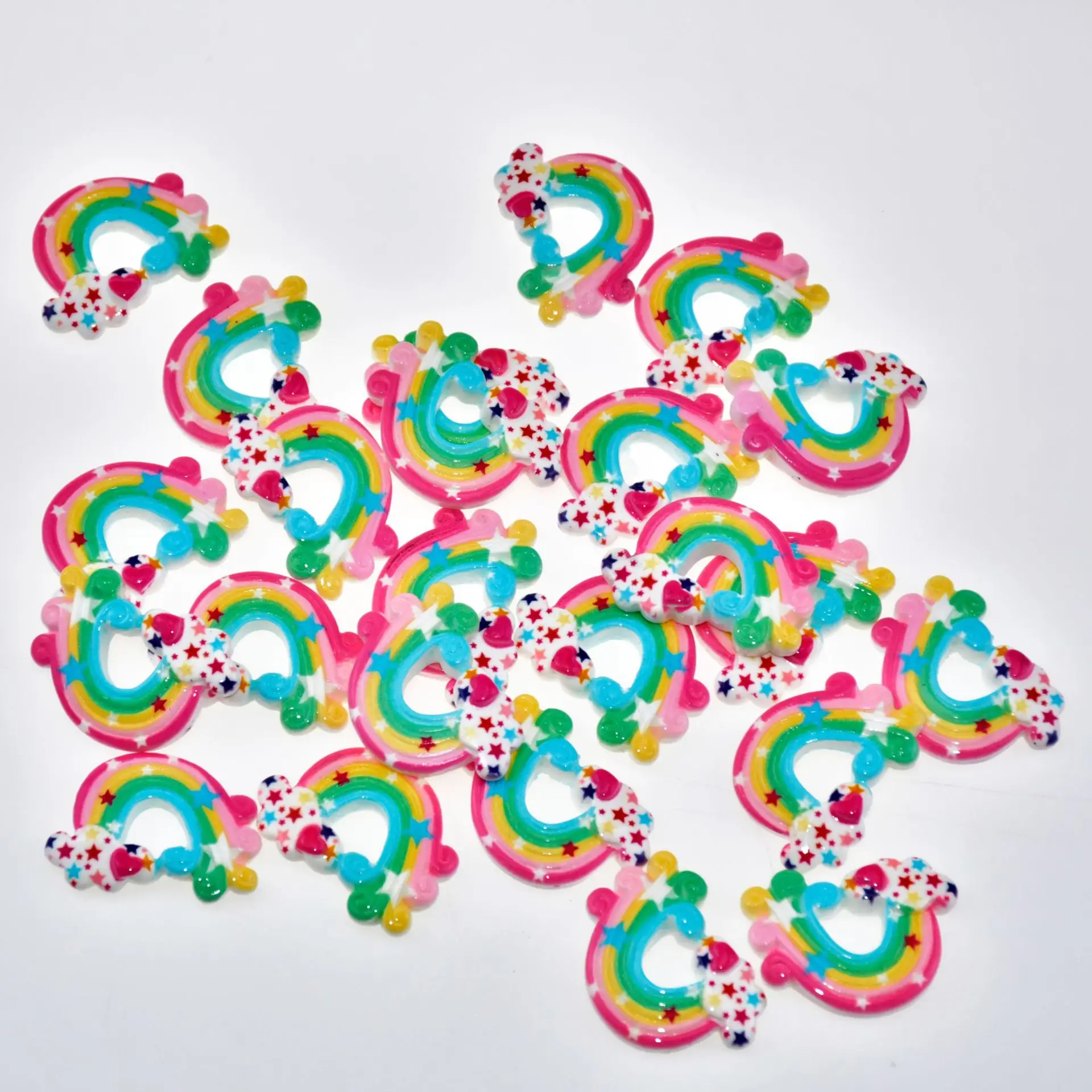 30pcs 3D Võlusid Kawaii Cartoon Candy Küünte Kive Kalliskivid Glitter Akrüül Küünte Art Ehted, Maniküür Küünte Kaunistamise Tarvikud 4
