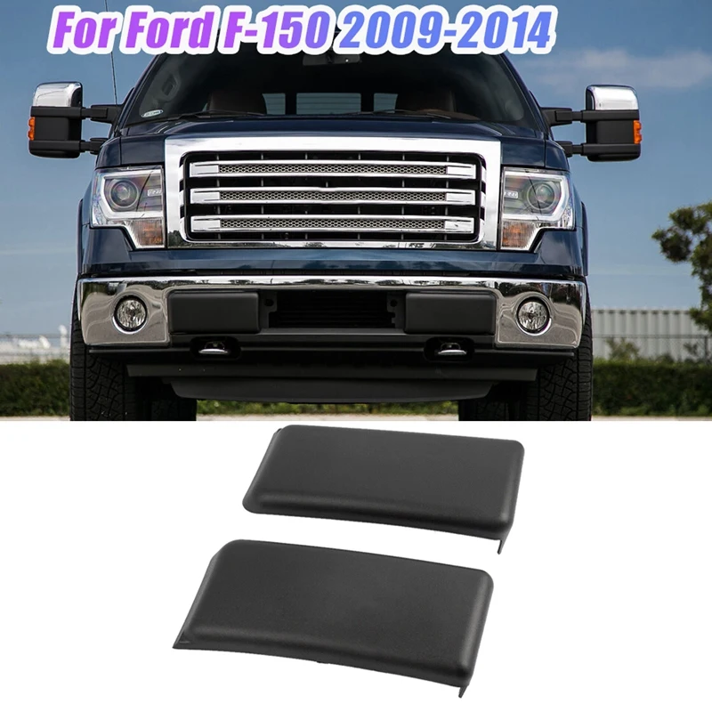 Uue Ford F150 F-150 2009-2014 esistange Valvurid Lisab Padjad Mütsid Katavad Musta Paari RH LH Komplekt 0