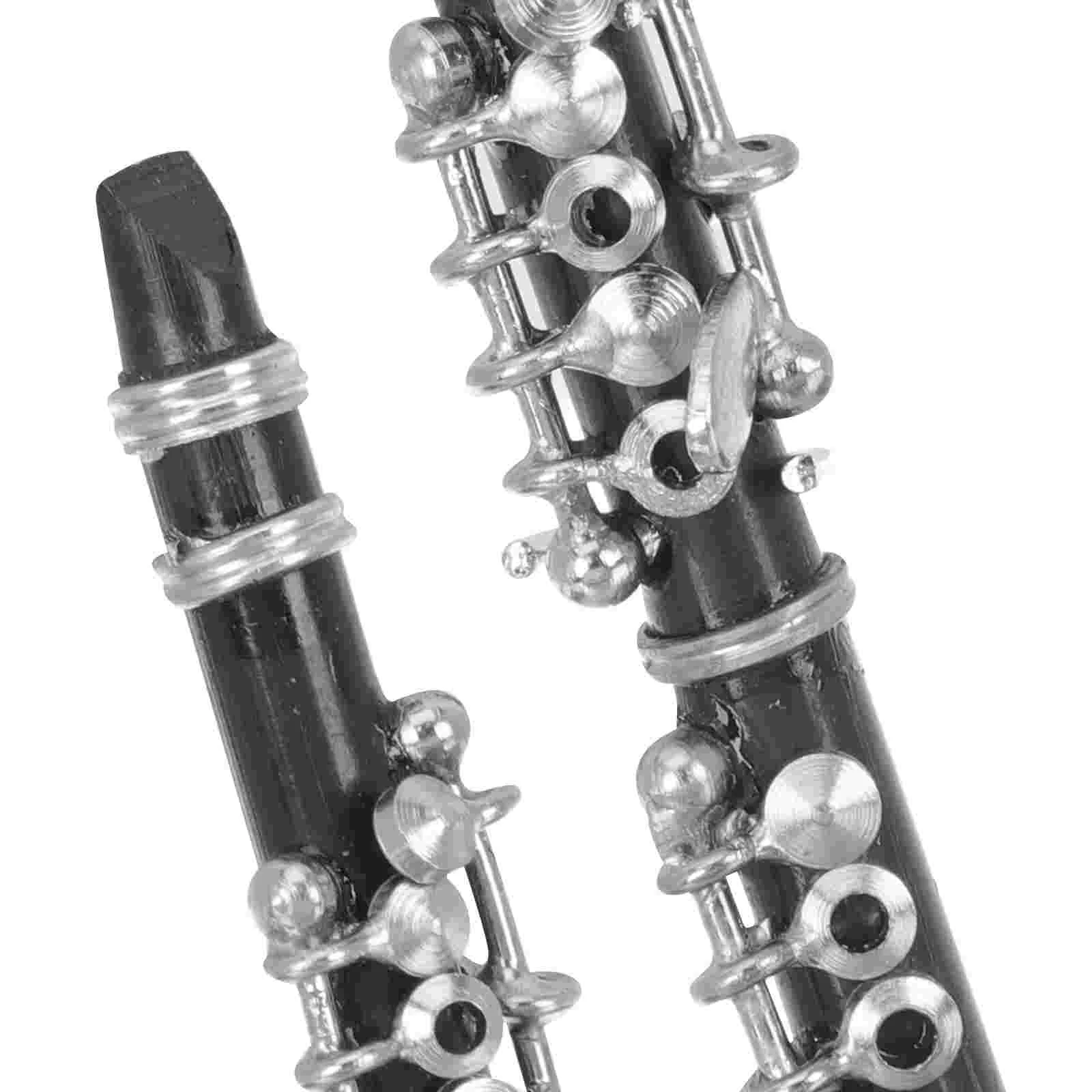 Klarnet Kääbus Mini Muusikaline Mudel Vahend Instrumentide Tuul Mudelid Ornament Decor  4