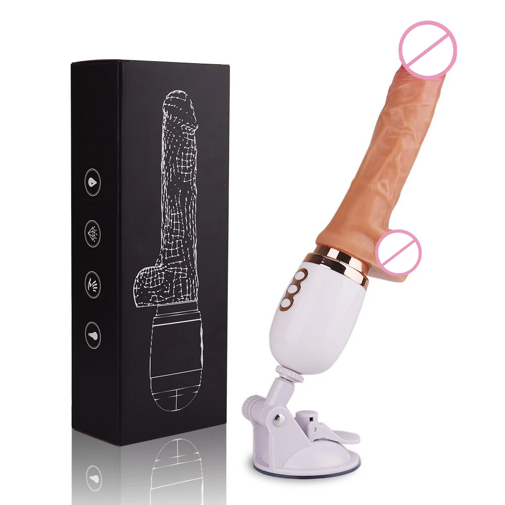 Sugu Masin Teleskoop Vibraator Dildo Automaatse Üles-Alla Massager G Spot Vajutame Ülestõstetav Tupe Mänguasi Naiste Masturbatsioon 1