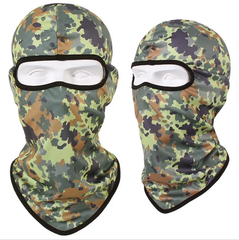 Multifunktsionaalne Kamuflaaž Balaclava Kogu Nägu Salli, Jalgrattasõit Jahindus Armee Bike Sõjaväe Kiiver Voodriga Müts Tactical Airsoft Mask, Cap 4