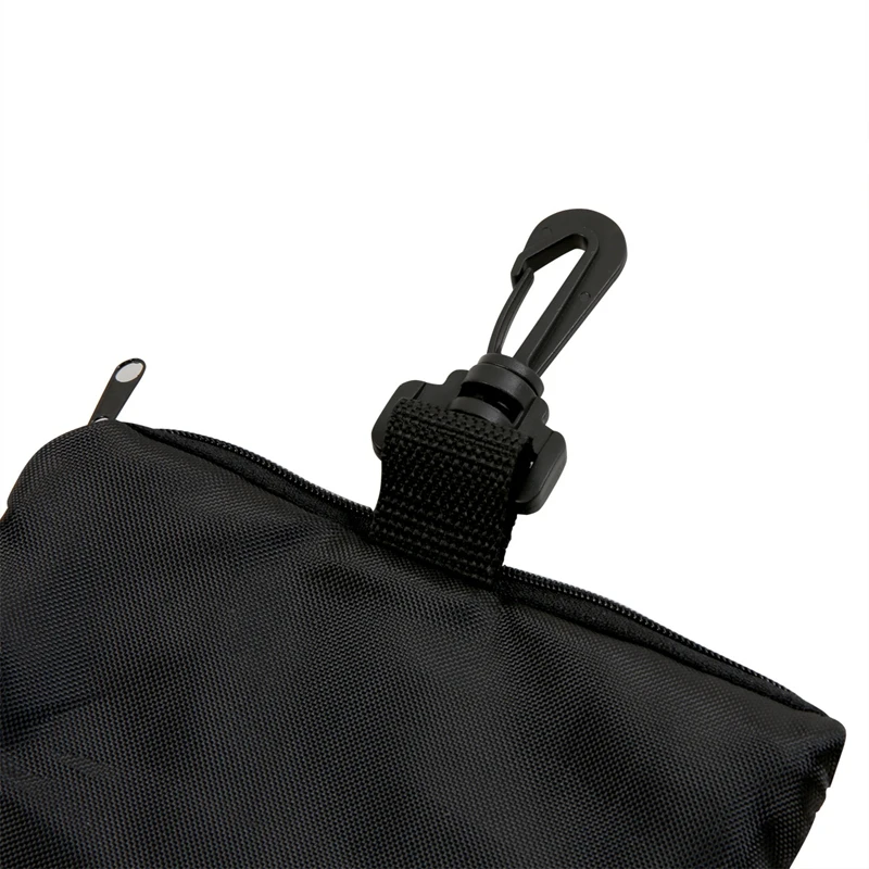 2 Pack Golf Kott Kott Tasku Golfi Tee Kott Kott Plastikust Klamber, 3-Kihiline Tõmblukk Golf Bag Tarvikud Palli Kott 4