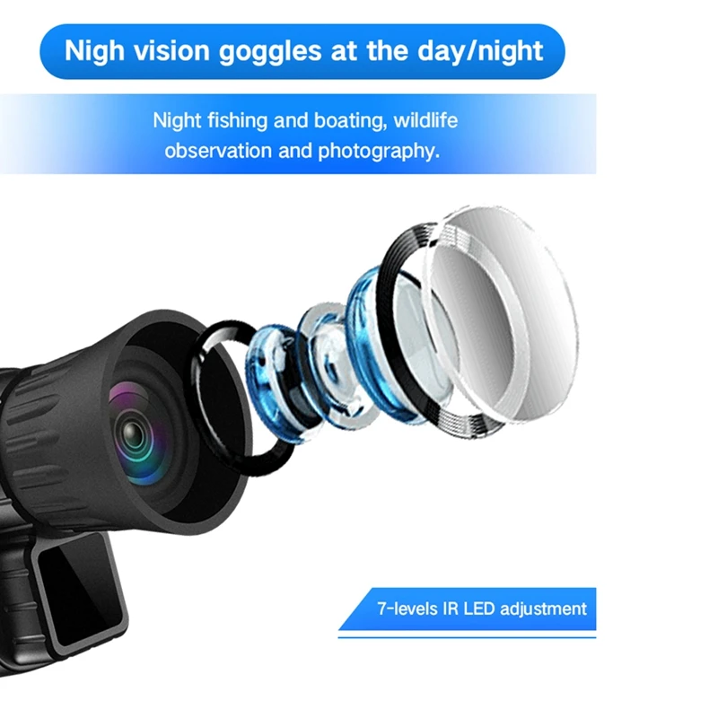 Kuum Öise Nägemise Infrapuna Monocular Digital Night Vision Õppesuuna Väljas Jahi Turvalisuse Surveilla Kaamera 2