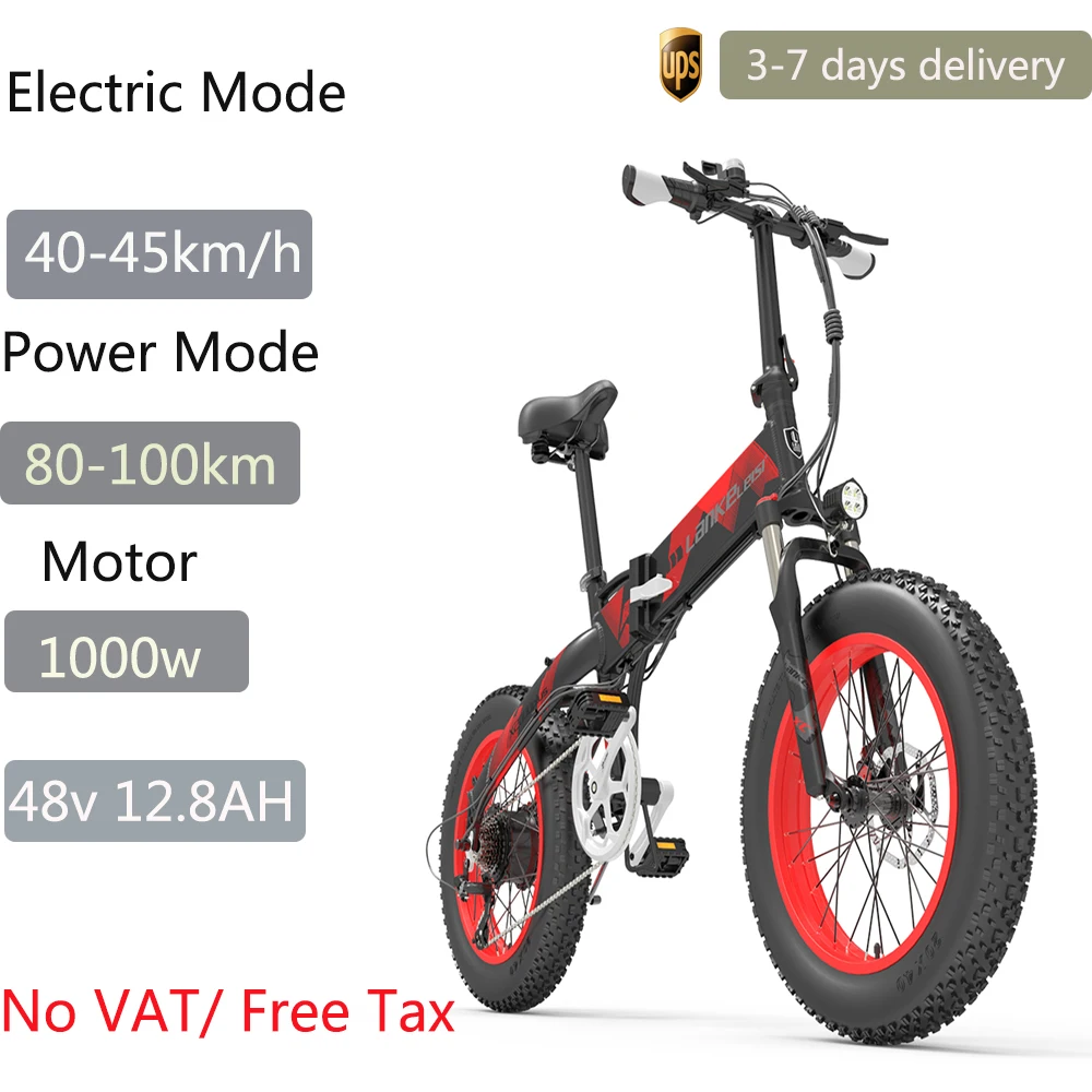 X2000 Elektrilised Kokkuklapitavad Bike 48V 12.8 AH 1000W Liitium Aku , Alumiinium Raam, Kokkupandav Elektriline Jalgratas Naistele ja Meestele 0
