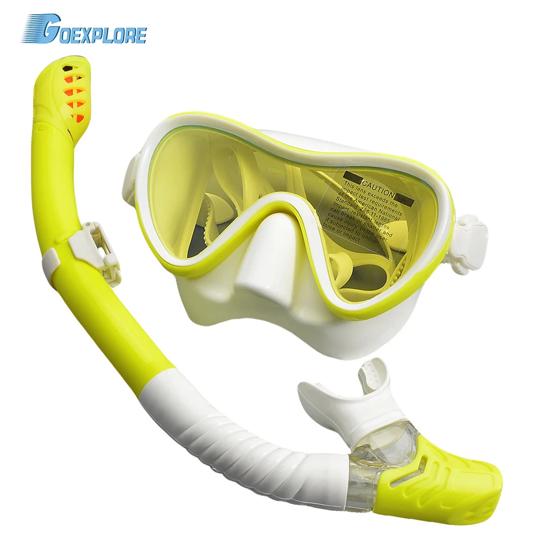 Goexplore Professionaalne Scuba Diving Mask Silikoon Mask, Hingamistoru Anti-Fog Sukeldumismask Täielik Kuiva Katseklaasi, Veealuse Ujumisvarustus 0