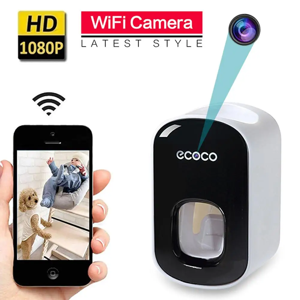 1080p HD Mini Kaamera Hambapasta Dosaator Wifi Öise Nägemise Traadita Ip Kaamerad Home Security Video Recorder 0