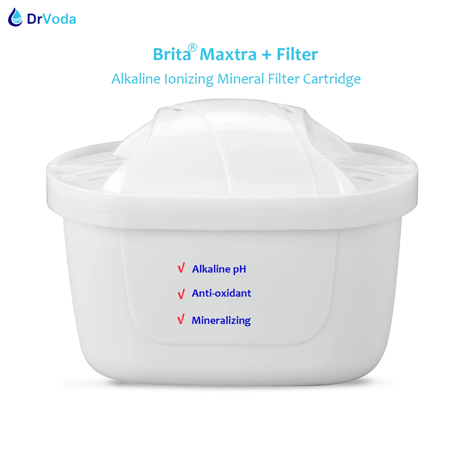 6-Pack BRITA Maxtra Pluss Mineraalainete Leeliselise Vee Ionisaator Filtrit Claris - Puhastaja Filtreerimise Süsteem - pH Alkalizer 0