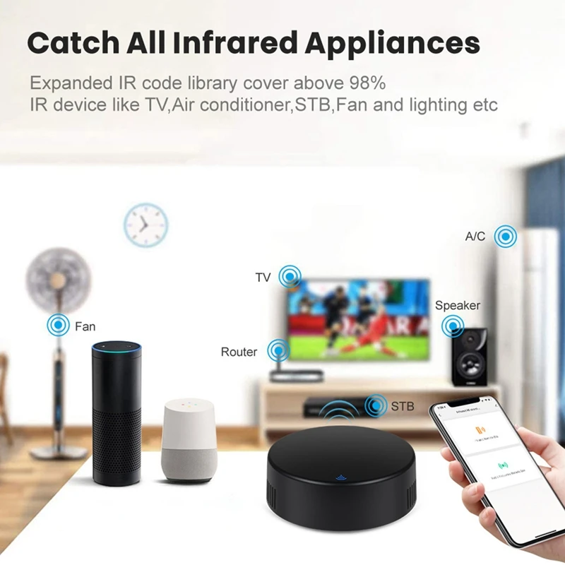 Tuya Smart RF IR Remote Control Wifi Smart Home Infrapuna Töötleja Konditsioneer TV TV Toetust Alexa,Google Kodu 3