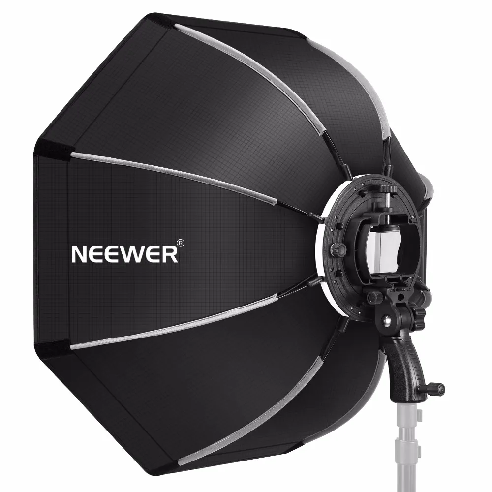 Neewer 26 tolli Kaheksanurkne Softbox koos S-tüüpi Ümbris, Juhul, Canon Nikon 0