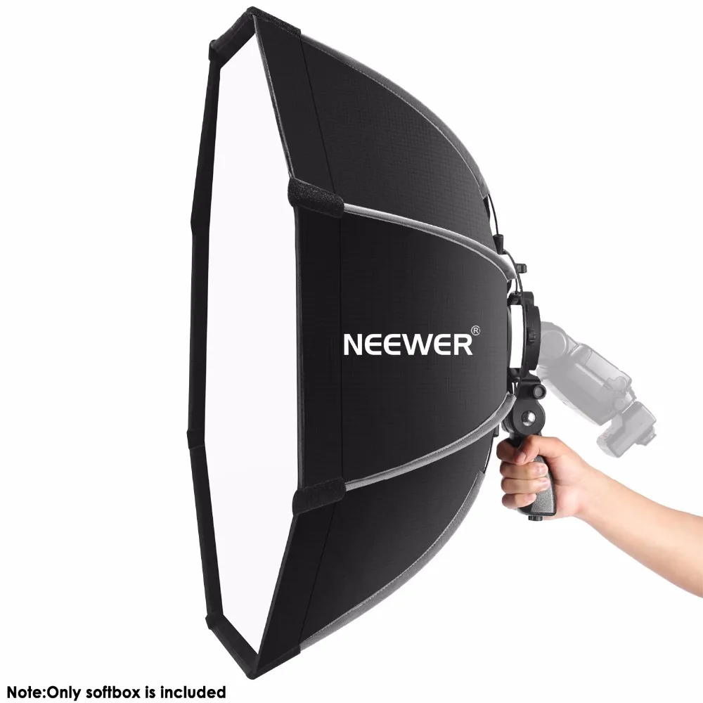 Neewer 26 tolli Kaheksanurkne Softbox koos S-tüüpi Ümbris, Juhul, Canon Nikon 3