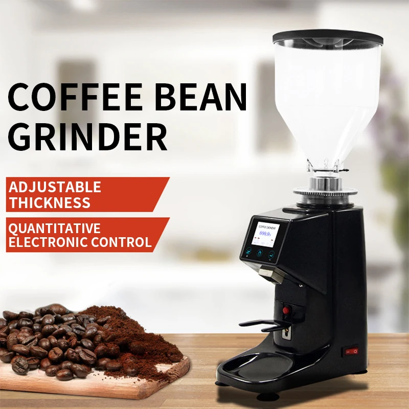 Kohviveski 1,5 L LCD puutetundlik kvantitatiivne veski itaalia kohvioad veski Lihvimis masin 250W 0