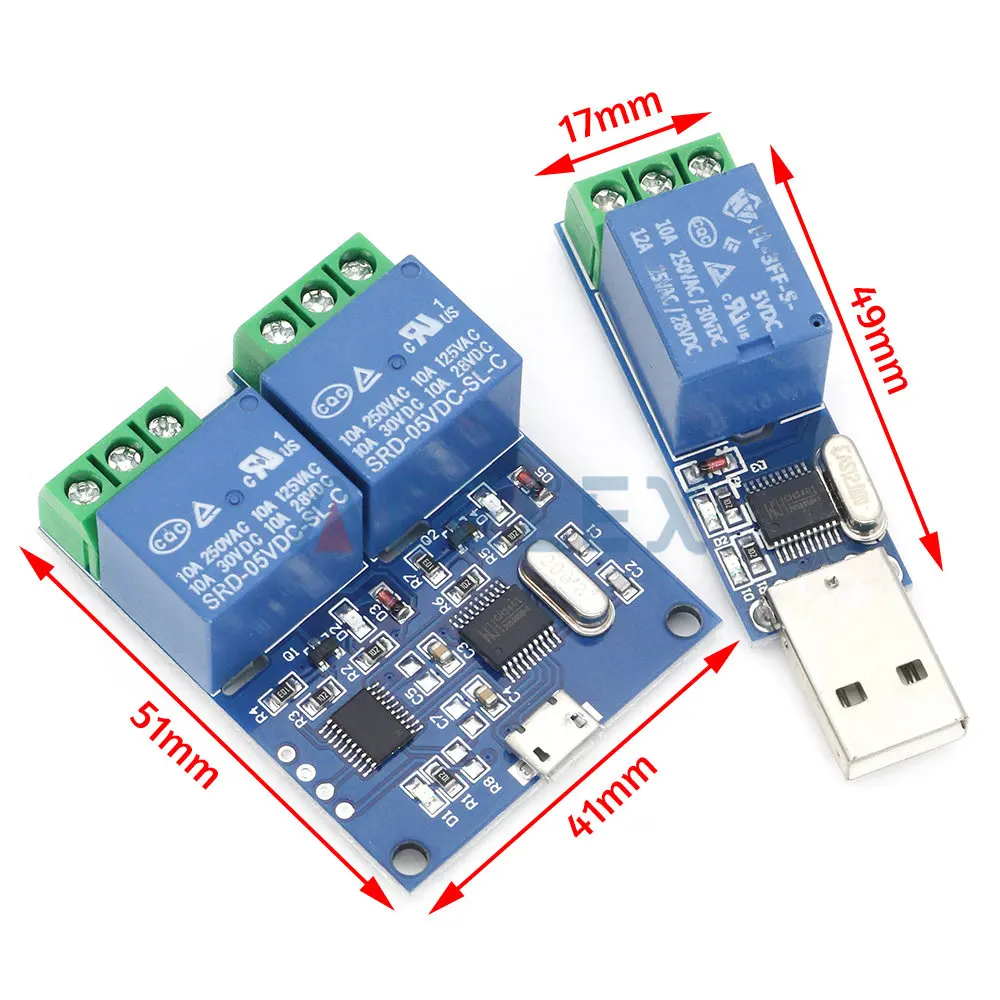 LCUS-1 tüüp USB Relee Moodul Elektrooniline Converter PCB USB Intelligentne Kontrolli Lüliti 1