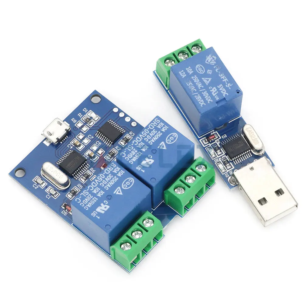 LCUS-1 tüüp USB Relee Moodul Elektrooniline Converter PCB USB Intelligentne Kontrolli Lüliti 4