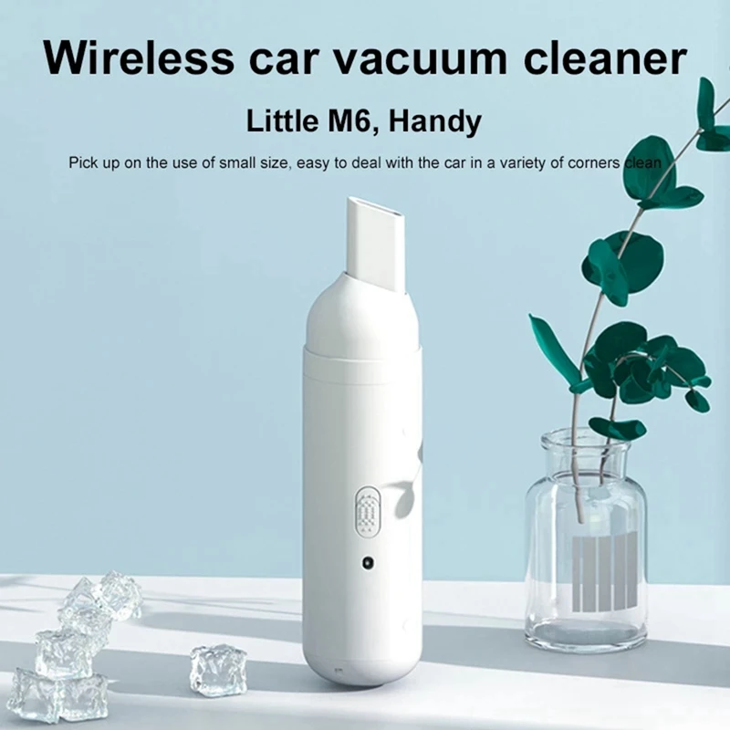 1 Komplekt Kaasaskantav Väike MINI Wireless Auto Handheld Vacuum Cleaner Suur Vaakum Puhastamine tolmuimejaga 5