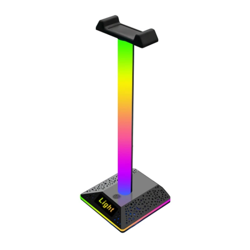 RGB Gaming Kõrvaklapid Seista Sümfoonia Kõrvaklappide Hoidik Mängijatele PC Kõrvaklapid Tarvikud Laud 0