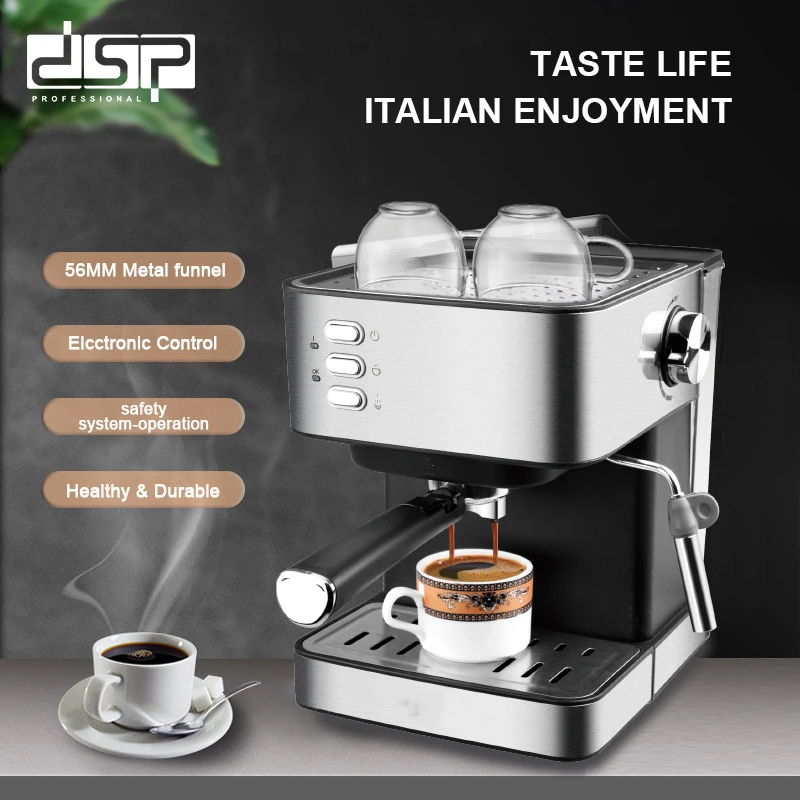 asukoht cafe machi automaatne espresso kohvimasin Infuser Espresso Masin kodus väike itaalia semi-automaatne piimavahu valmistamine auru 0