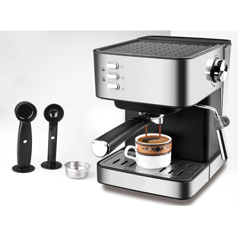 asukoht cafe machi automaatne espresso kohvimasin Infuser Espresso Masin kodus väike itaalia semi-automaatne piimavahu valmistamine auru 2