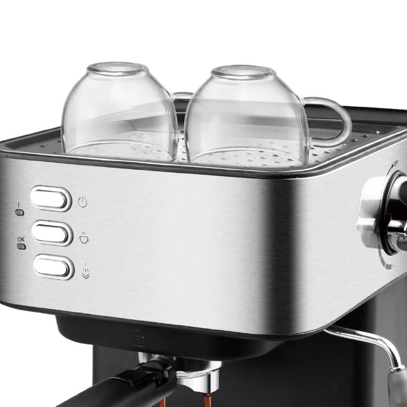 asukoht cafe machi automaatne espresso kohvimasin Infuser Espresso Masin kodus väike itaalia semi-automaatne piimavahu valmistamine auru 4