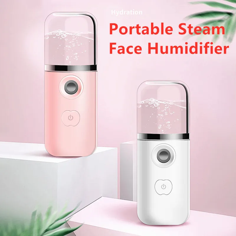 Kaasaskantav Ultraheli Mini Õhu Niisutaja USB Laetav Niisutaja Mood Portable Steam Nägu Niisutaja Värviline 1