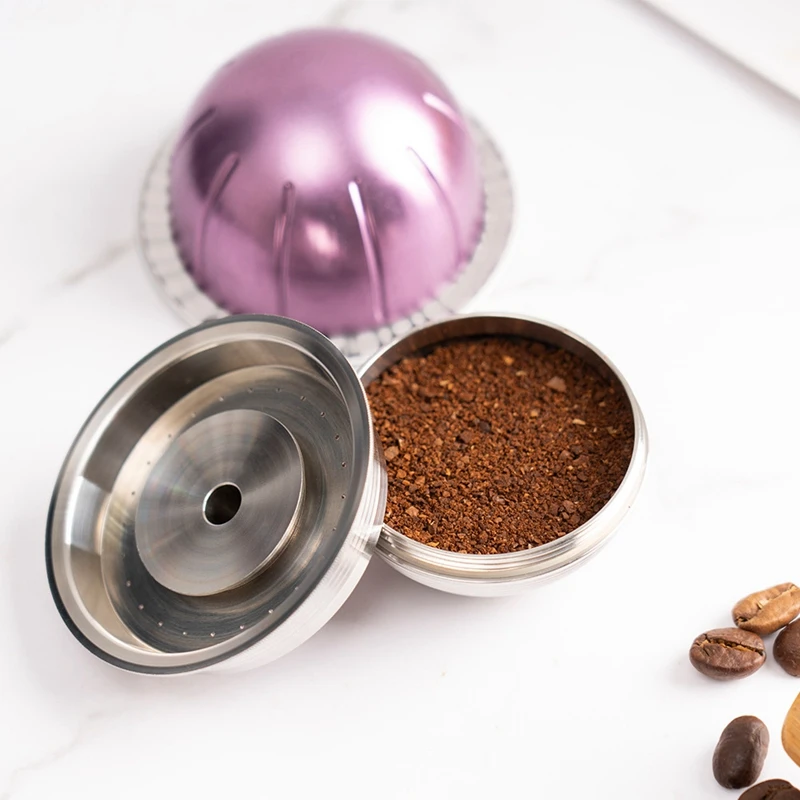 Sobib Nespresso G6 Vertuoline Roostevabast Terasest Kohvi Kapsli Kest Täitmise Korduvkasutatavad Kest 4