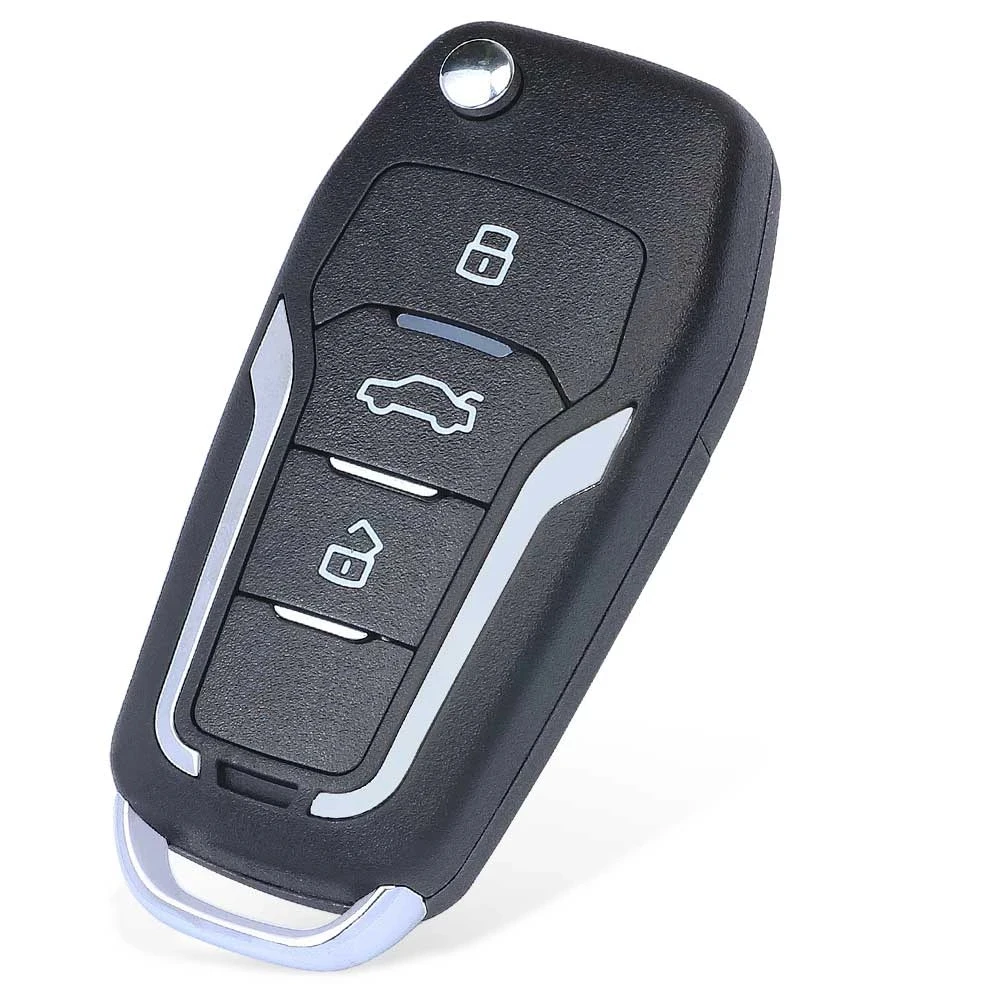 Keyecu Uuendatud Flip Remote Auto Võti Fob 3 Nööpi 433MHz ID46 Kiip KIA Rio 2011 2012 2013 P/N: 95430-1W050, 954301W050 2