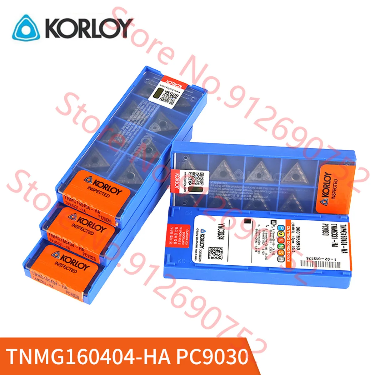 TNMG160404-HA/TNMG160408-HA H01 NC3120 PC9030 PC5300 KORLOY KARBIID SISESTA 10PCS/BOX 4