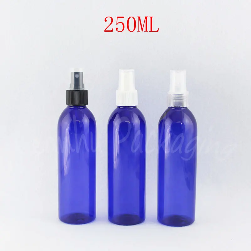 250ML Sinine Ring Plastikust Pudel Spray Pump , 250CC Tooner / Vesi Pakend Pudel , Tühi Kosmeetika Konteiner ( 26 TK/Palju ) 0