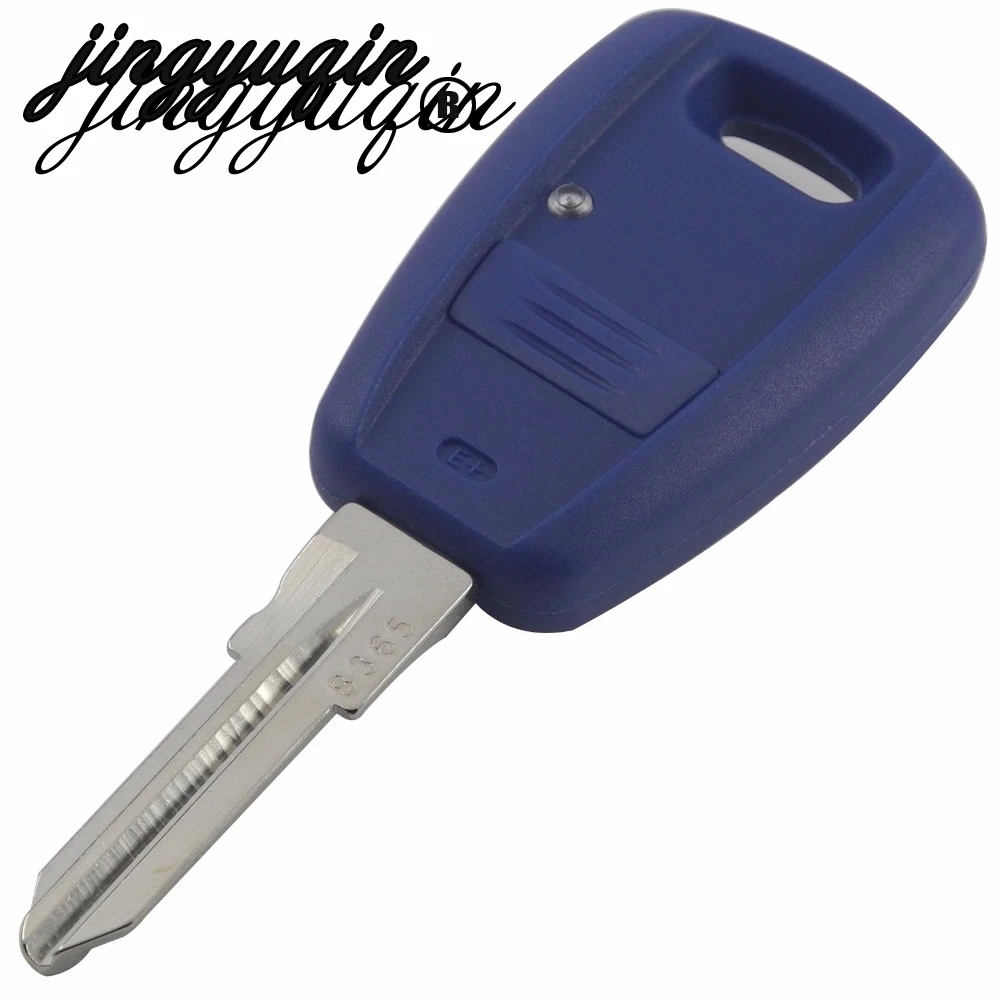 jingyuqin 1 Nupp Lihvimata Tera Auto Remote Key Shell Case Cover 1 Nupp Fiat Punto Doblo Bravo Transponder Auto Key Shell 0
