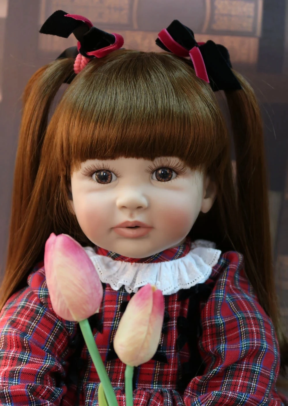 60cm Eksklusiivne Stiil Silikoon Uuestisündinud Baby Doll Mänguasi Vinüül Printsess Väikelapse Lapsi Nagu Elus Bebe Tüdruk Boneca Lapse Sünnipäeva Kingitus 2