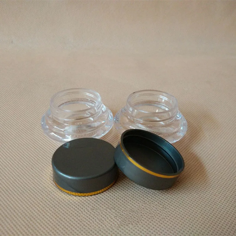 10G Korduvtäidetavaid Pudel näokreem Jar-Emulsioon Kosmeetika Konteiner Läbipaistev Top Klass Plastikust Reisi Meik Kasti silmakreem Jar 2