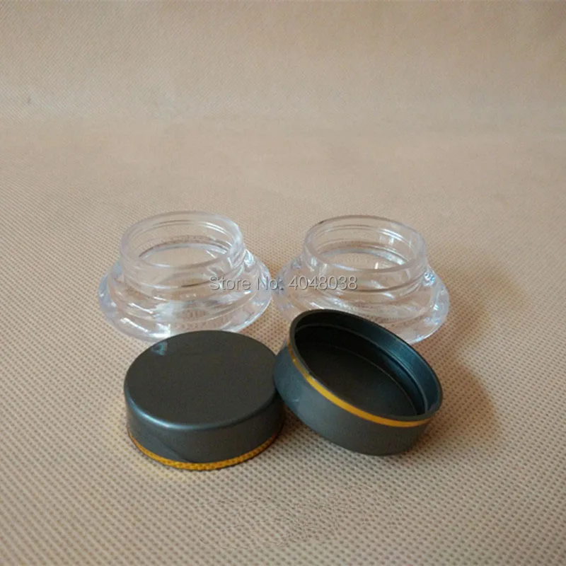 10G Korduvtäidetavaid Pudel näokreem Jar-Emulsioon Kosmeetika Konteiner Läbipaistev Top Klass Plastikust Reisi Meik Kasti silmakreem Jar 5